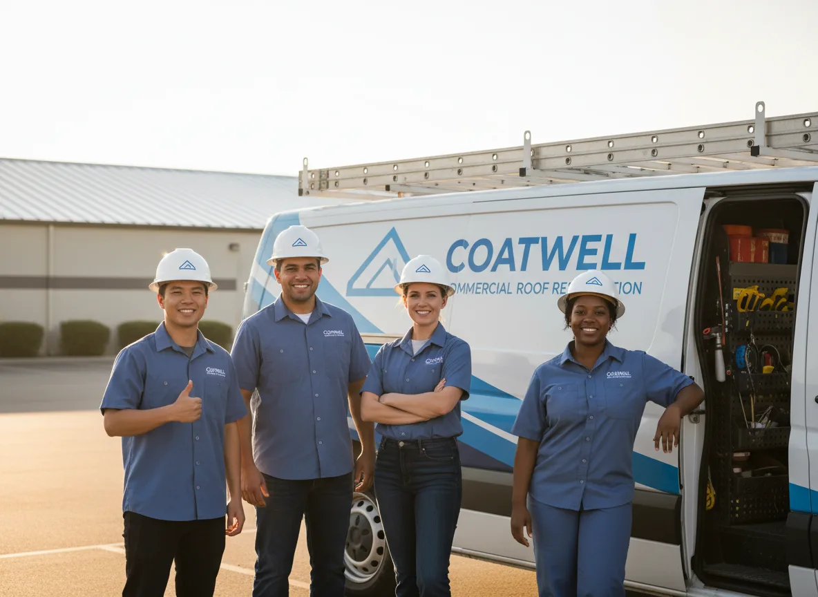 Commercial roof coating company in Hazleton, IA